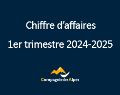 Chiffre d’affaires du 1er trimestre de l’exercice 2024/25 